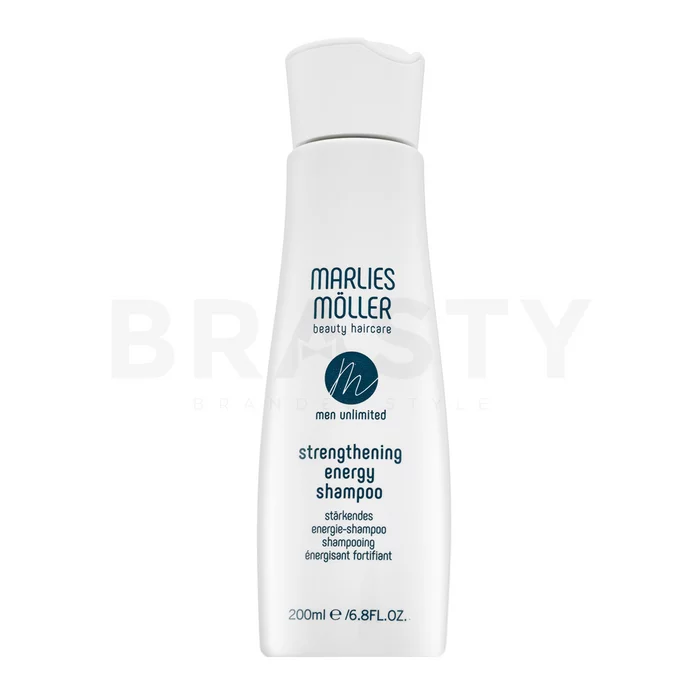Marlies Möller Men Unlimited Strengthening Energy Shampoo erősítő sampon ritkuló hajra 200 ml