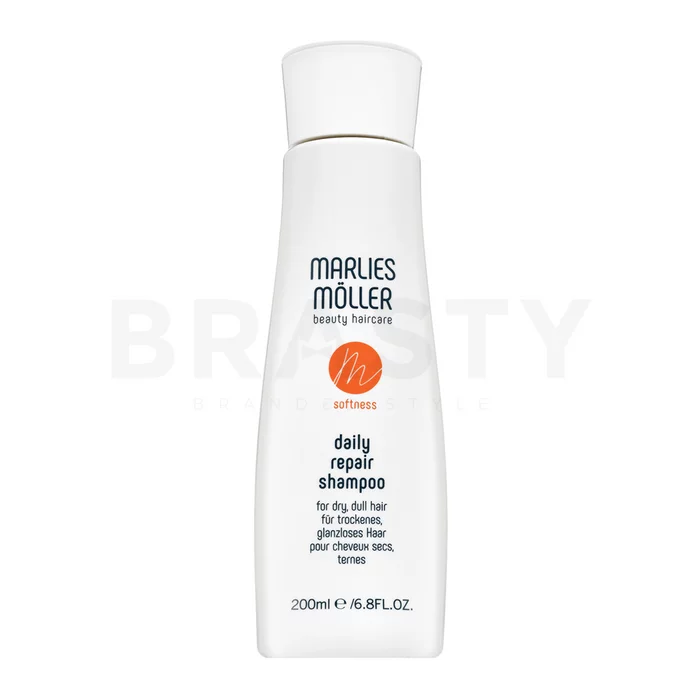 Marlies Möller Softness Daily Repair Shampoo Pflegeshampoo für geschädigtes Haar 200 ml