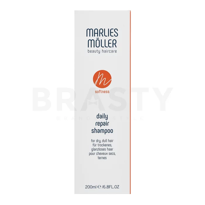 Marlies Möller Softness Daily Repair Shampoo Pflegeshampoo für geschädigtes Haar 200 ml