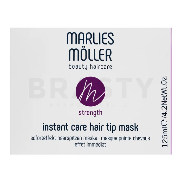 Marlies Möller Strength Instant Care Hair Tip Mask подхранваща маска за цъфтяща и чуплива коса 125 ml
