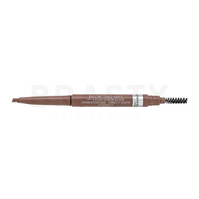 Rimmel London Brow This Way Fill & Sculpt Eyebrow Definer ceruzka na obočie 2v1 001 Blonde 0,25 g
