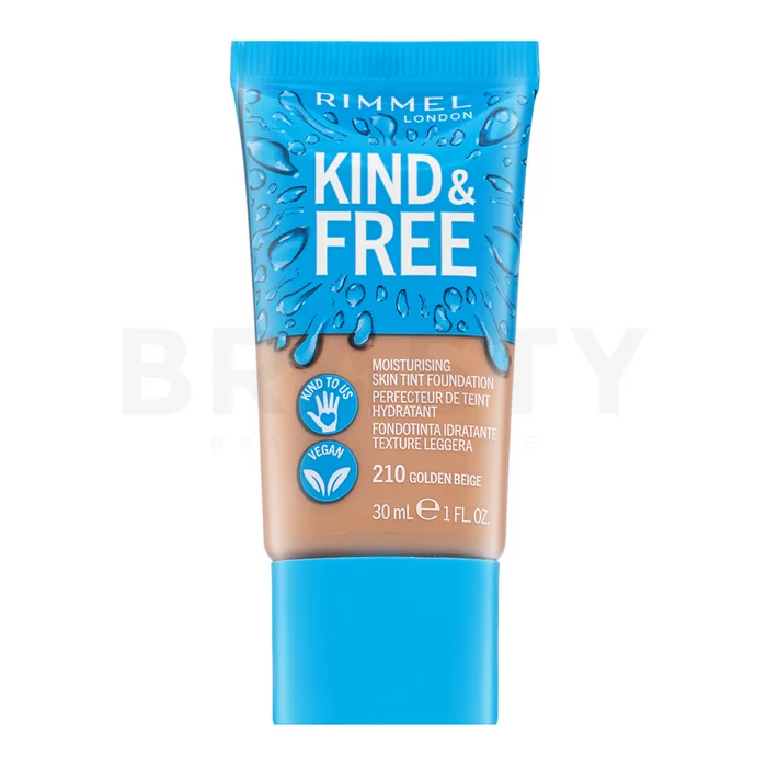 Rimmel London Kind & Free Moisturising Skin Tint Foundation podkład w płynie z ujednolicającą i rozjaśniającą skórę formułą 210 30 ml