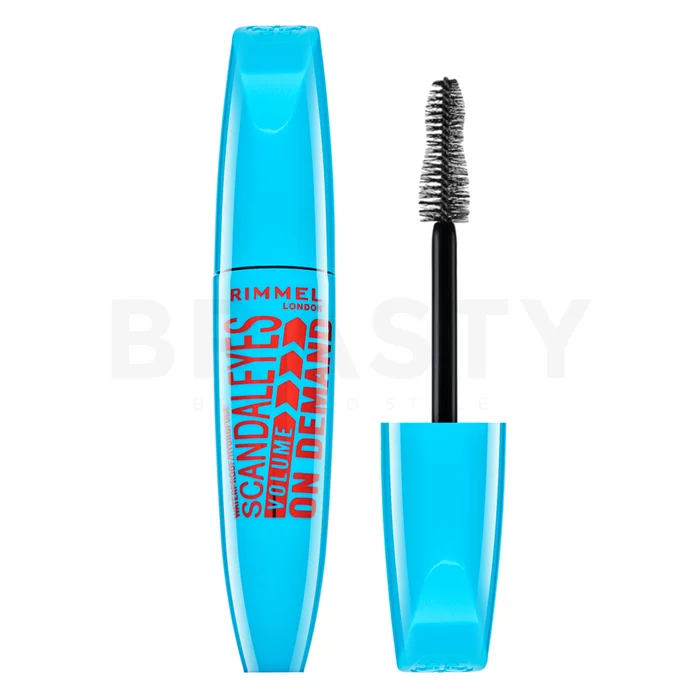 Rimmel London Scandal Eyes Volume On Demand Waterproof Mascara vízálló szempillaspirál volumenért Black 12 ml