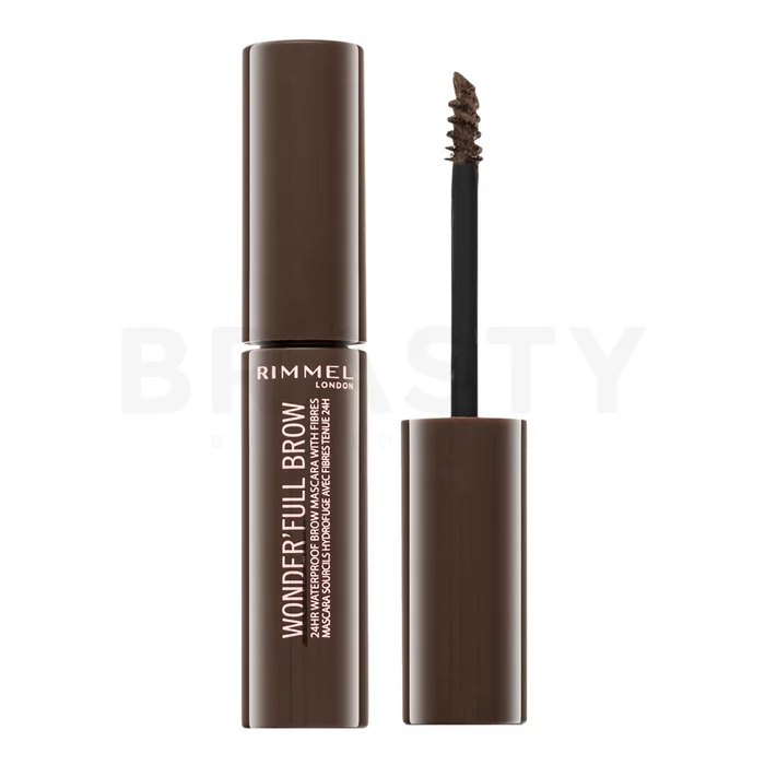 Rimmel London Wonder'Full Brow Mascara riasenka na obočie 02 Medium Brown 4,5 ml