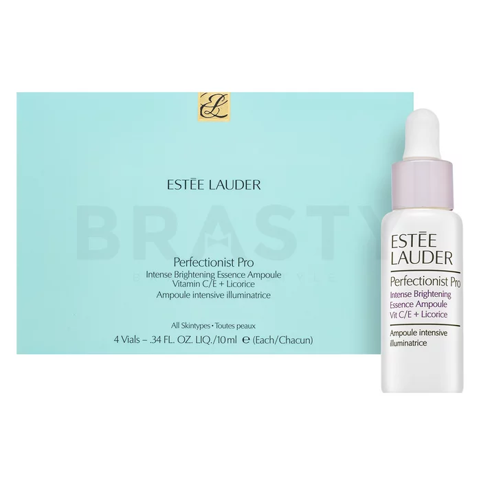 Estee Lauder Perfectionist Pro Intense Brightening Essence Ampoule pro obnovu pleti 4 x 10 ml