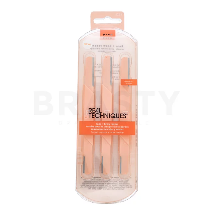Real Techniques Face and Brow Razors 3 pcs brzytwa do brwi