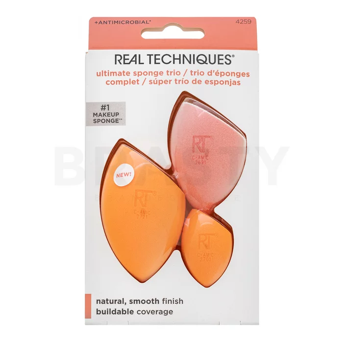 Real Techniques Ultimate Sponge Trio 3 pcs spužvica za nanošenje šminke