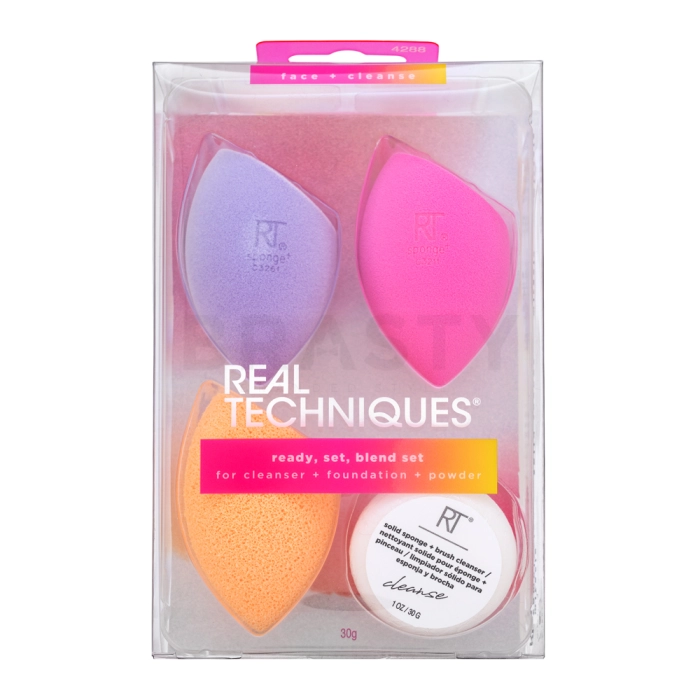 Real Techniques Ready, Set, Blend Set spužvica za nanošenje šminke 4 pcs