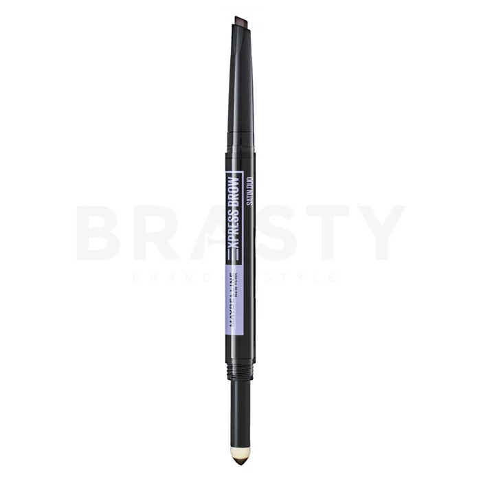 Maybelline Express Brow Duo Pencil svinčnik za obrvi 2v1 Medium Brown 0,71 g