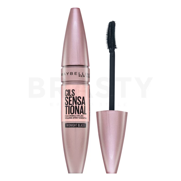Maybelline Lash Sensational Full Fan Effect Mascara szempillaspirál szempilla meghosszabbítására és göndörítésére Midnight Black 9,5 ml