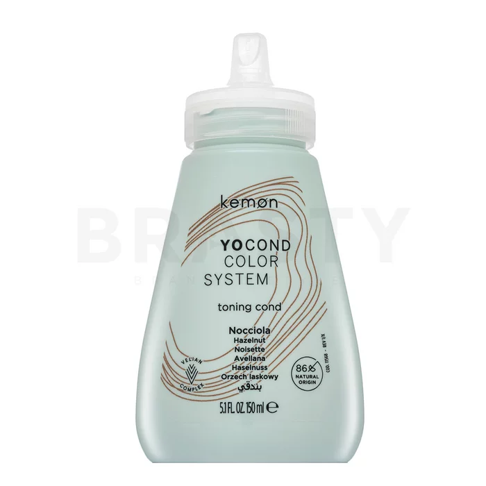 Kemon Yo Cond Color System Toning Cond tonizáló kondicionáló hajszín élénkítésére Hazelnut 150 ml