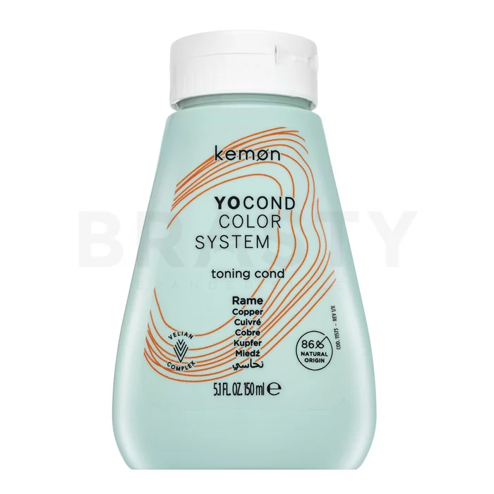 Kemon Yo Cond Color System Toning Cond tonizáló kondicionáló hajszín élénkítésére Copper 150 ml