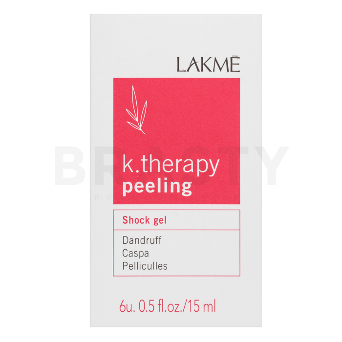 Lakmé K.Therapy Peeling Shock Gel Peelingshampoo gegen Schuppen 6 x 15 ml