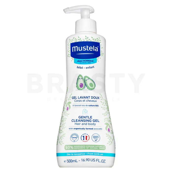 Mustela Gentle Cleansing Gel tisztító gél gyerekeknek 500 ml