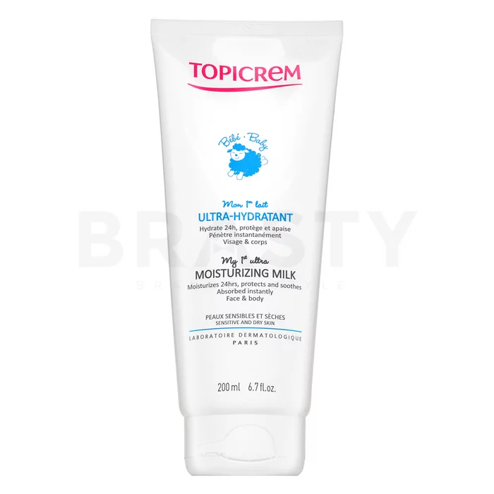 Topicrem Bébé My 1st Gentle Ultra-Rich Moisturizing Milk hydratačné telové mlieko pre deti 200 ml