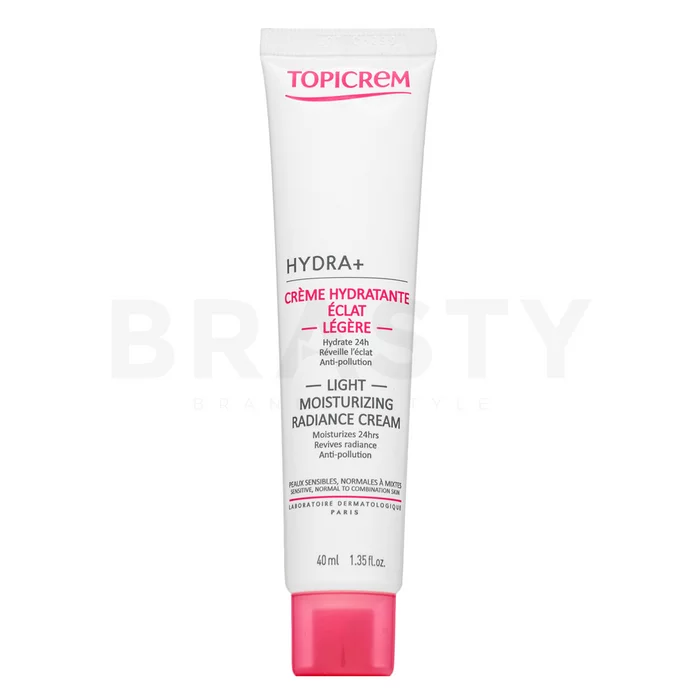 Topicrem HYDRA+ Light Moisturizing Radiance Cream arc krém hidratáló hatású 40 ml