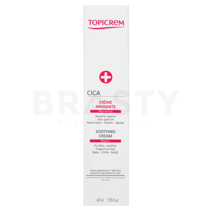 Topicrem CICA Soothing Cream Reparaturspray mit Kupfer- und Zinkgehalt für eine Erneuerung der Haut 40 ml