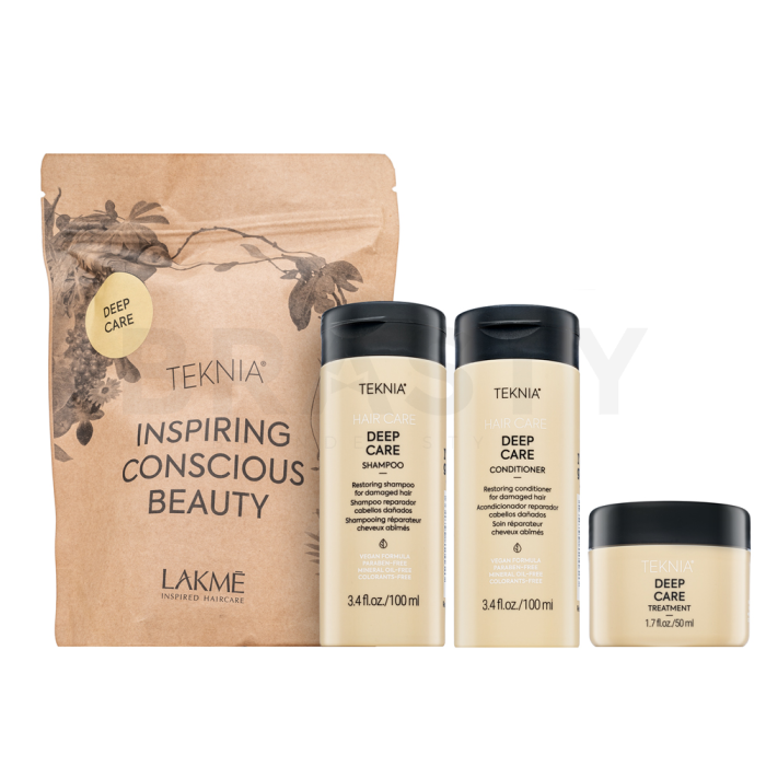 Lakmé Teknia Deep Care Travel Pack Set für trockenes und geschädigtes Haar