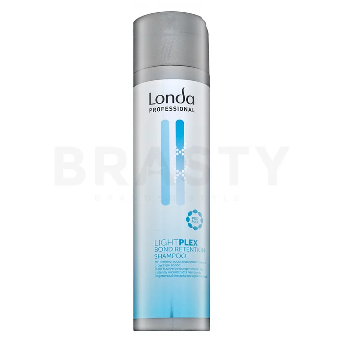 Londa Professional Lightplex Bond Retention Shampoo posilujúci šampón pre farbené, chemicky ošetrené a zosvetlené vlasy 250 ml