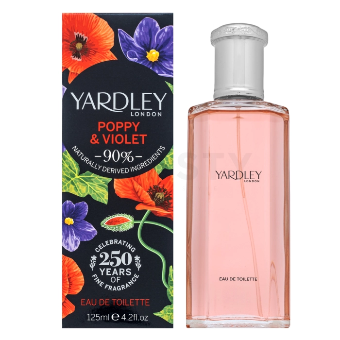 Yardley Poppy and Violet Eau de Toilette nőknek 125 ml