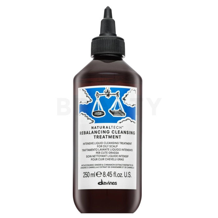 Davines Natural Tech Rebalancing Cleansing Treatment hajkúra gyorsan zsírosodó hajra 250 ml