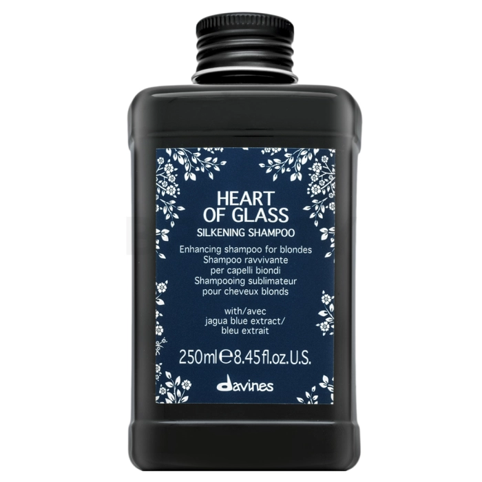 Davines Heart Of Glass Silkening Shampoo versterkende shampoo voor Gekleurd, Chemisch Behandeld en Verlichte Haar 250 ml