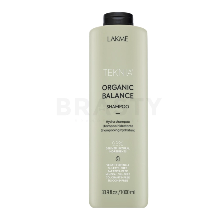 Lakmé Teknia Organic Balance Shampoo tápláló sampon mindennapi használatra DAMAGE BOX 1000 ml