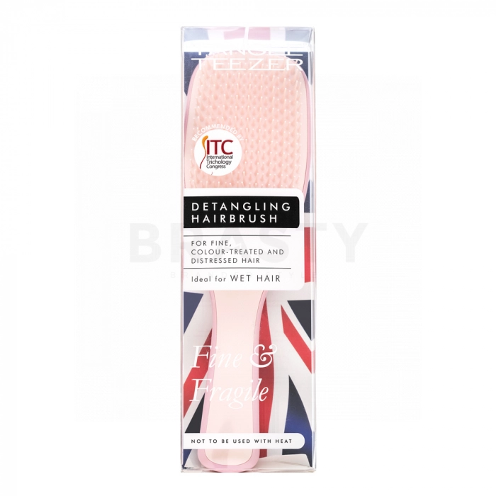 Tangle Teezer Wet Detangler Fine & Fragile Pink spazzola per capelli per capelli fini DAMAGE BOX