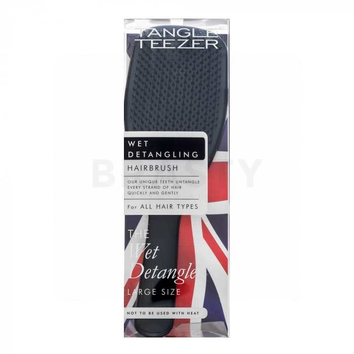 Tangle Teezer Wet Detangler Black Gloss Large четка за коса за лесно разресване DAMAGE BOX