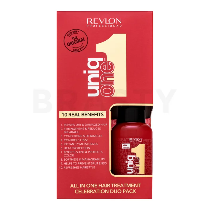 Revlon Professional Uniq One All In One Treatment Duo verzorging zonder spoelen voor alle haartypes 150 ml + 50 ml