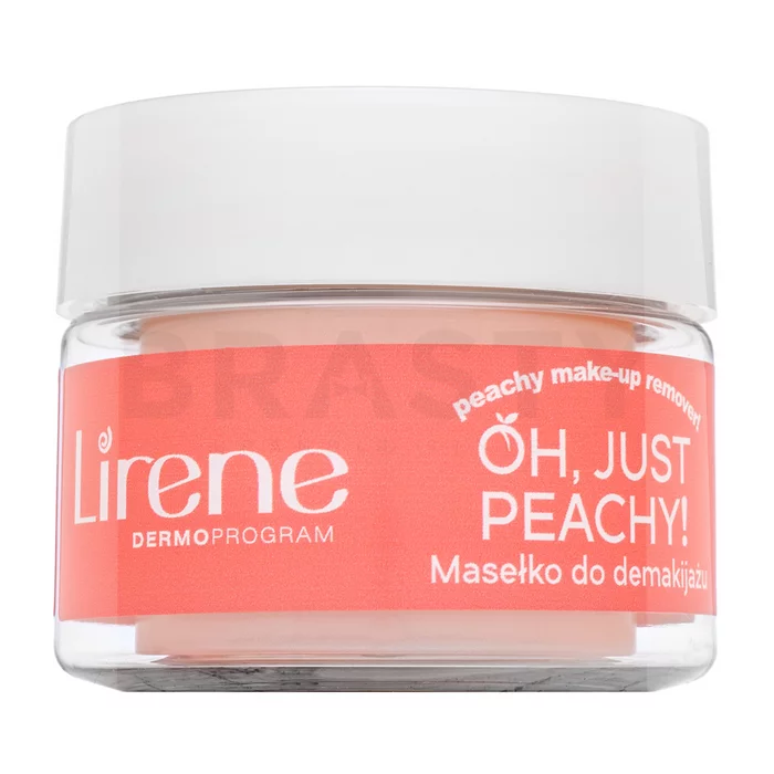 Lirene Oh, Just Peachy! Make-up Remover Butter mélyen tápláló vaj a tartós és vízálló smink eltávolításához 45 g
