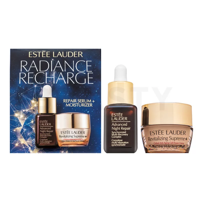 Estee Lauder Advanced Night Repair Serum + Revitalizing Supreme Moisturizing Cream Set regalo contro le rughe 7 ml + 7 ml