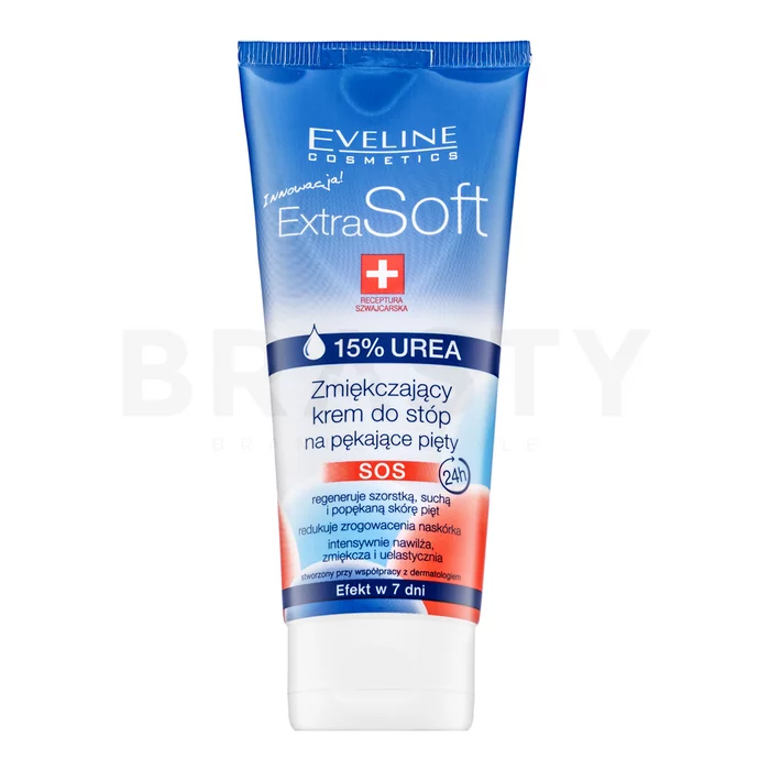 Eveline Extra Soft voetcrème voor droge huid SOS Softening Foot and Heel Cream 100 ml