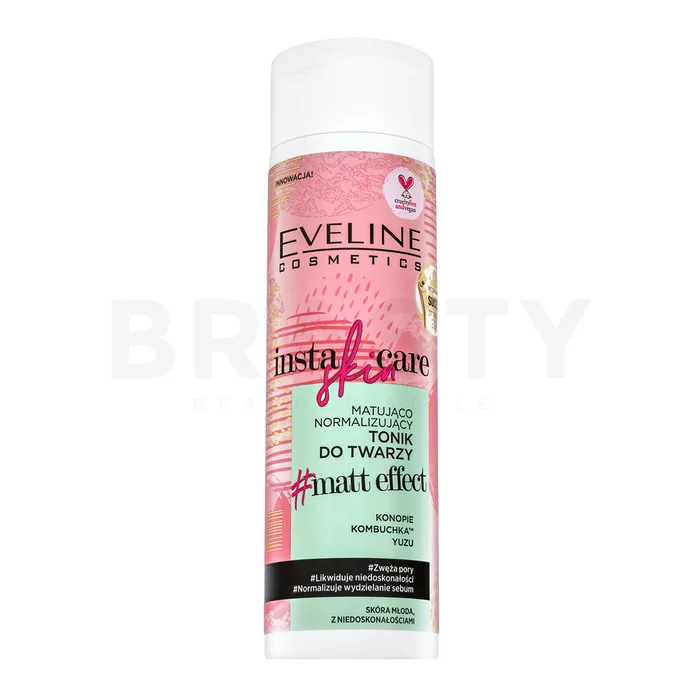 Eveline Insta Skin Care Mattifying and normalizing Face Tonic tonico detergente con un effetto opaco 200 ml