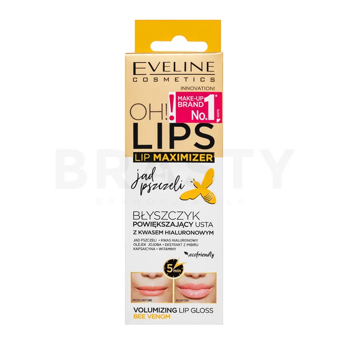 Eveline Oh My Lips Lip Maximizer Lipgloss für Volumen Bee Venom 4,5 ml