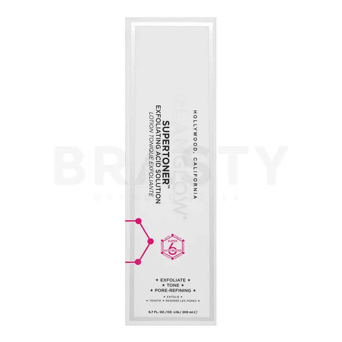 Glamglow Super Toner Exfoliating Acid Solution toner de curățare 200 ml