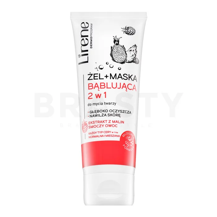 Lirene Face Cleansing Gel and Mask tisztító maszk 2az 1-ben 75 ml