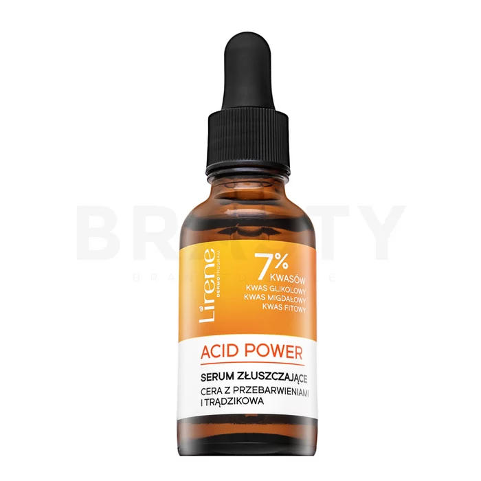 Lirene Acid Power Serum Exfoliating Skin with Discoloration and Acne siero peeling esfoliante illuminante per la pelle problematica 30 ml