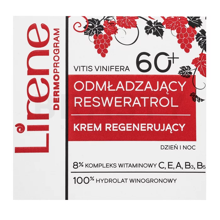 Lirene Resveratol Regenerating Cream 60+ crema rigenerativa contro le rughe 50 ml