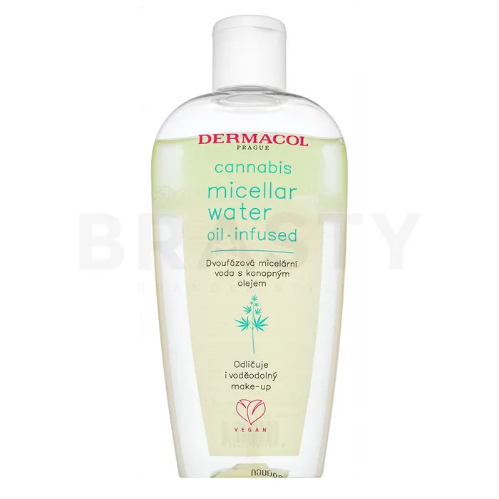Dermacol Cannabis dvofazni odstranjivač šminke Micellar Oil - Infused Water 200 ml