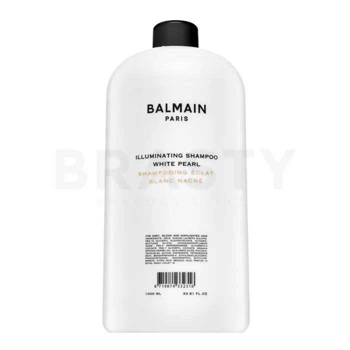 Balmain Illuminating Shampoo White Pearl rozjasňujúci šampón pre neutralizáciu žltých tónov 1000 ml
