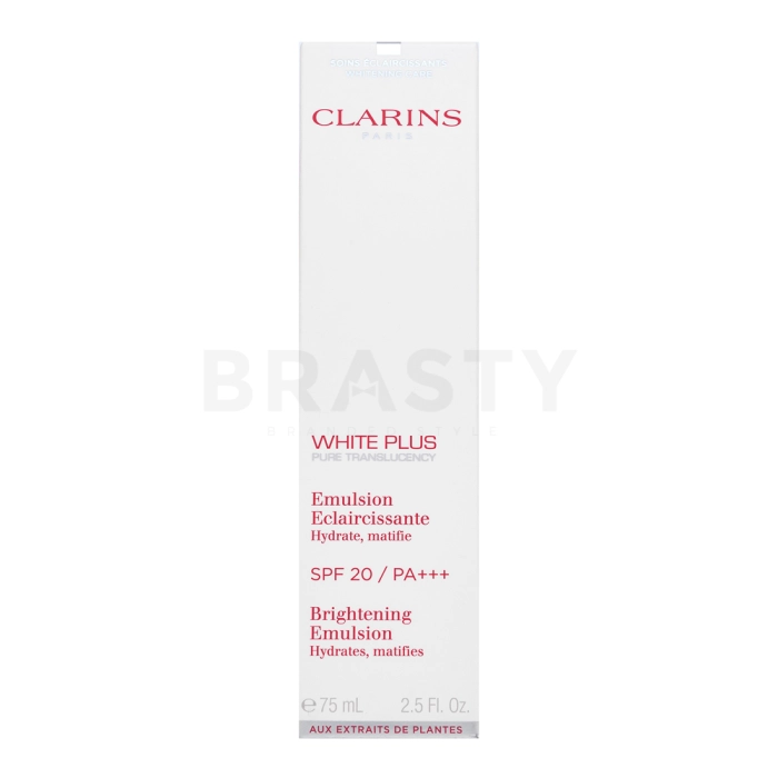 Clarins White Plus Pure Translucency emulzija Brightening Emulsion 75 ml