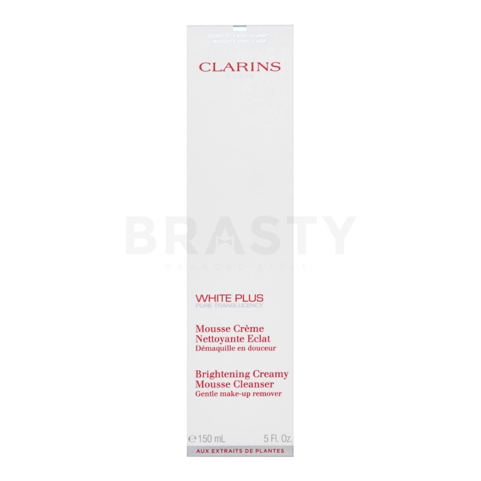 Clarins White Plus Pure Translucency Brightening Creamy Mousse Cleanser čistící pěna s hydratačním účinkem 150 ml