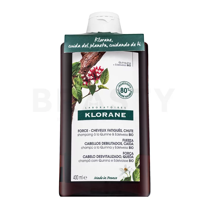 Klorane Strength Shampoo versterkende shampoo tegen haaruitval 400 ml