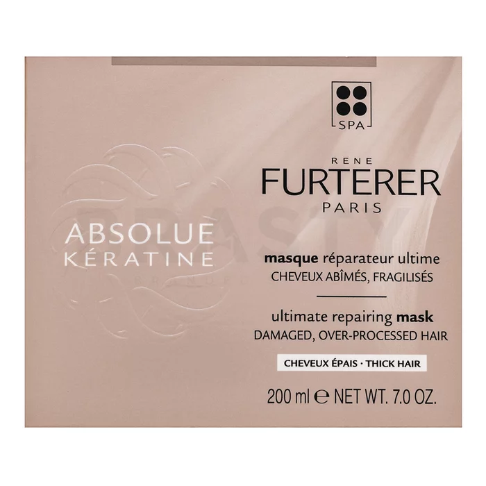 Rene Furterer Absolue Kératine Ultimate Repairing Mask posilňujúca maska pre hrubé a nepoddajné vlasy Thick Hair 200 ml