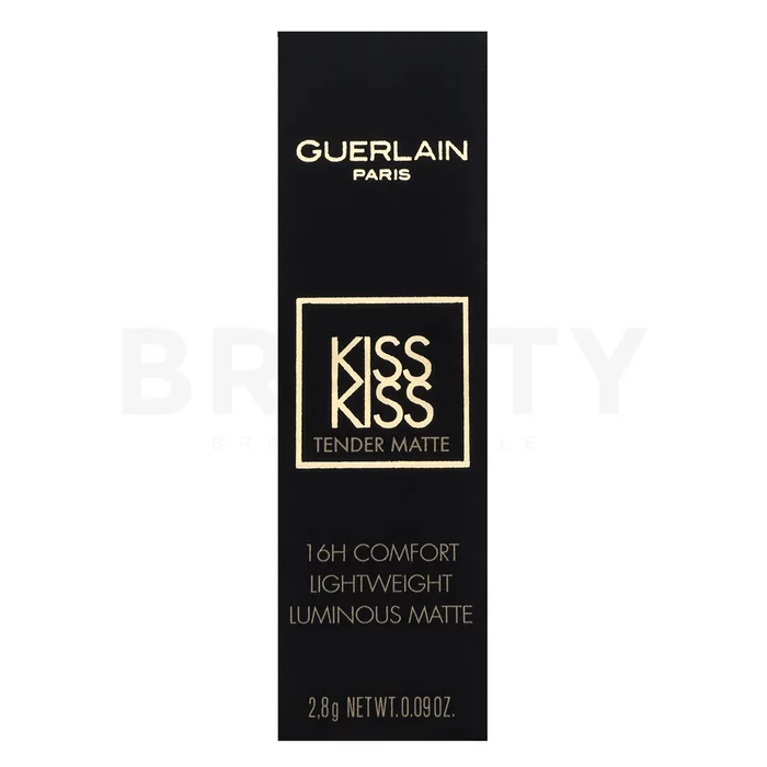 Guerlain KissKiss Tender Matte Lipstick rtěnka s matujícím účinkem 520 Sexy Coral 2,8 g