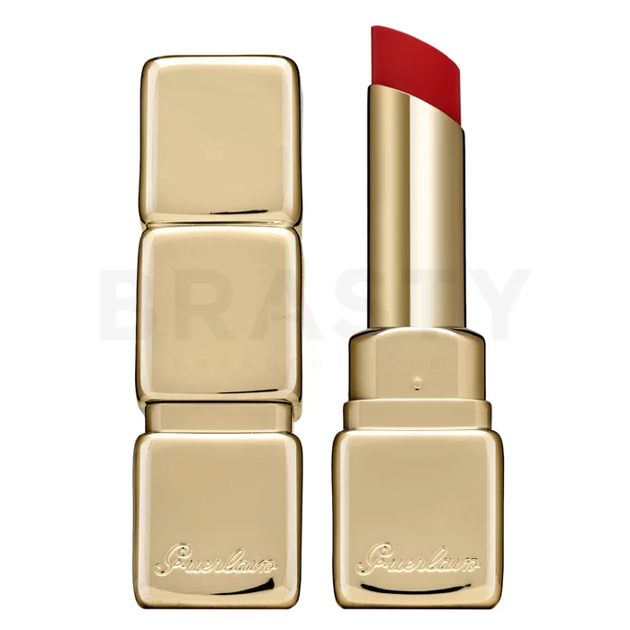 Guerlain KissKiss Shine Bloom Lip Colour rossetto con un effetto opaco 319 Peach Kiss 3,2 g