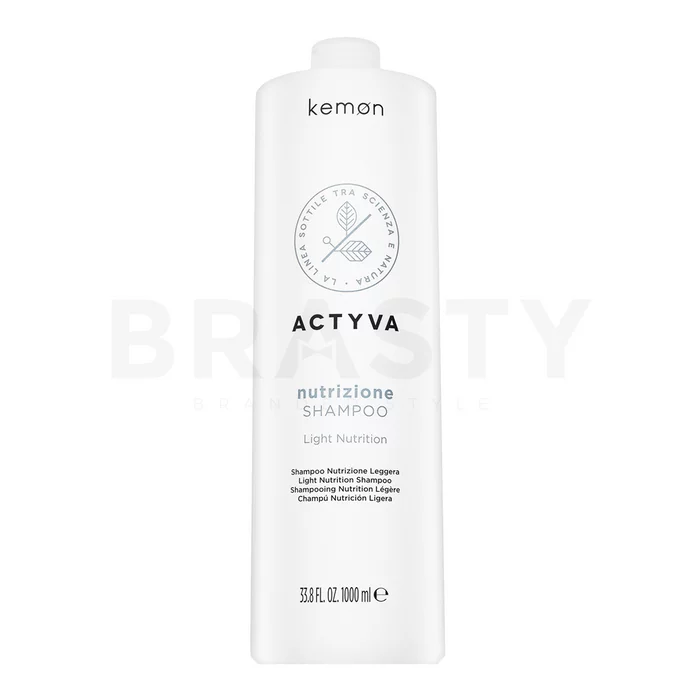 Kemon Actyva Nutrizione Light Shampoo odżywczy szampon do włosów delikatnych 1000 ml