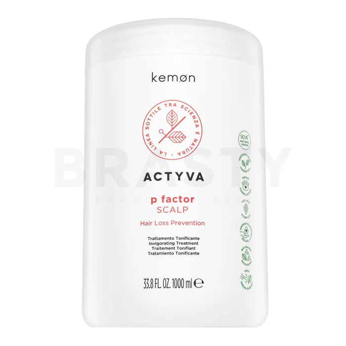 Kemon Actyva P Factor Scalp Hair Loss Prevention mască pentru întărire pentru par subtire 1000 ml