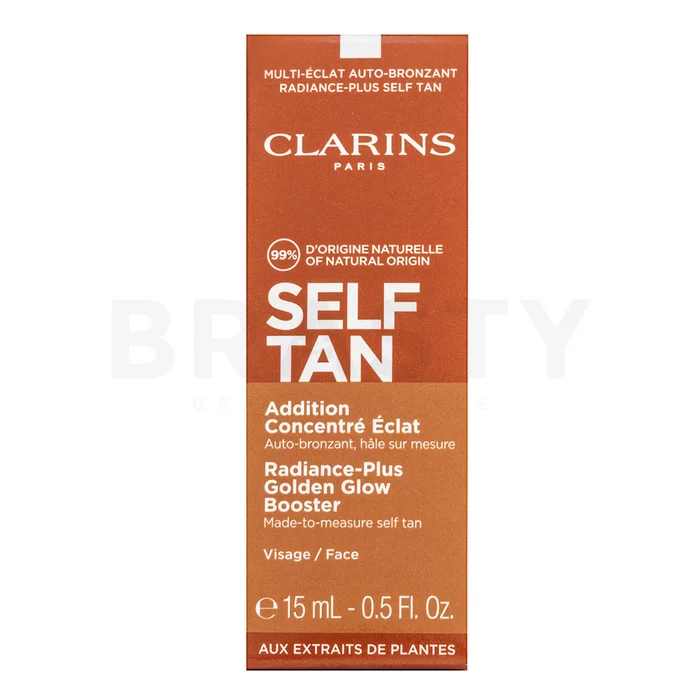 Clarins Self Tan Radiance-Plus Golden Glow Booster önbarnító készítmény arcra 15 ml